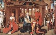 Hans Memling Anbetung der Konige oil on canvas